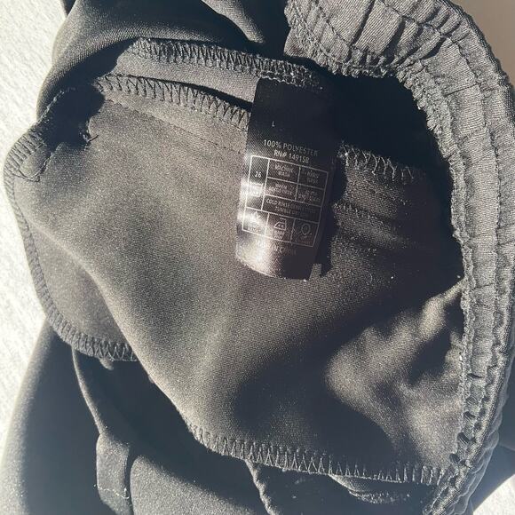 Public Record Big Boy’s Elastic Waist Shorts size L (12), Black, Zipped Pockets - Picture 5 of 7